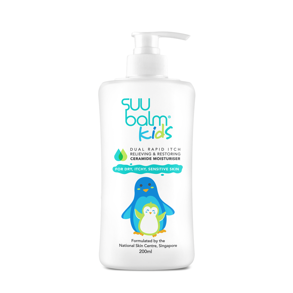 Suu Balm® Kids Dual Rapid Itch Relieving and Restoring Ceramide Moisturiser 200ml - Product Image