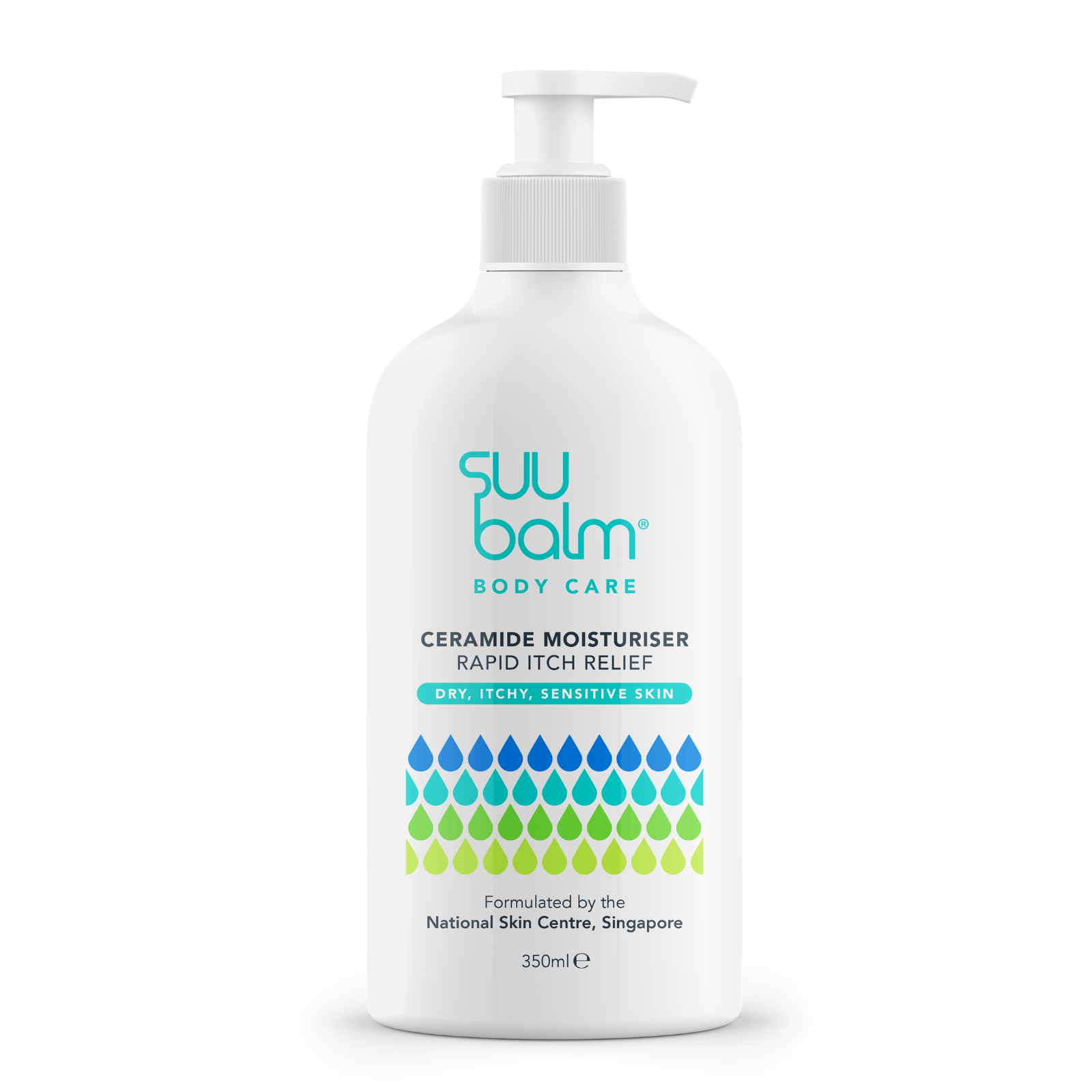 Suu Balm Moisturiser 350ML on a white background