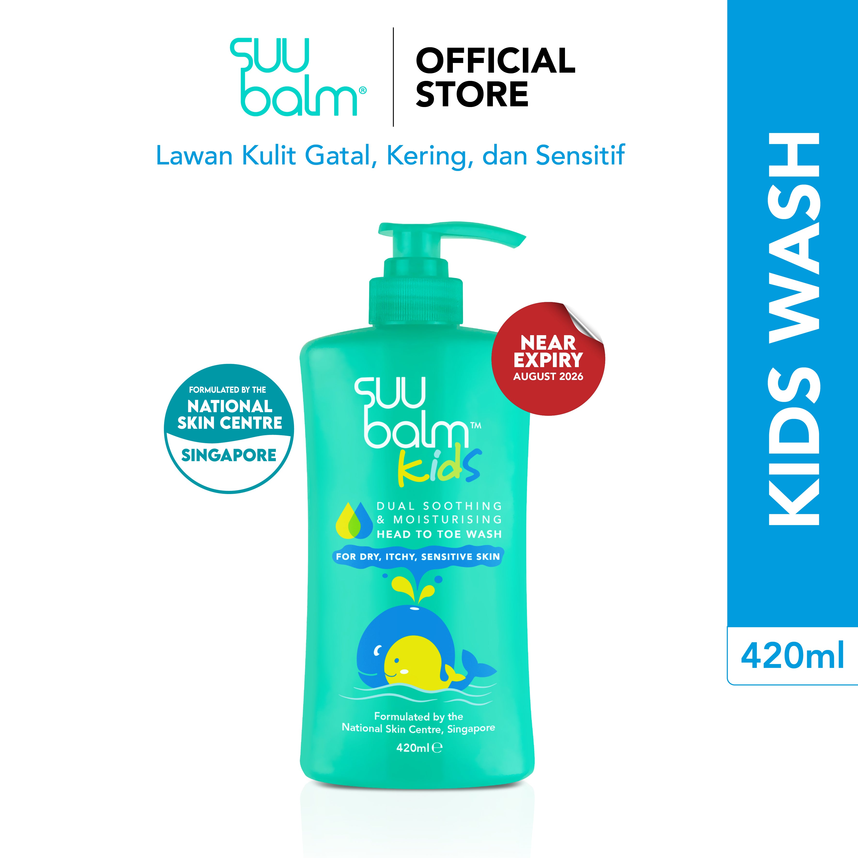CLEARANCE SALE - Suu Balm Kids Creamy Head to Toe Wash