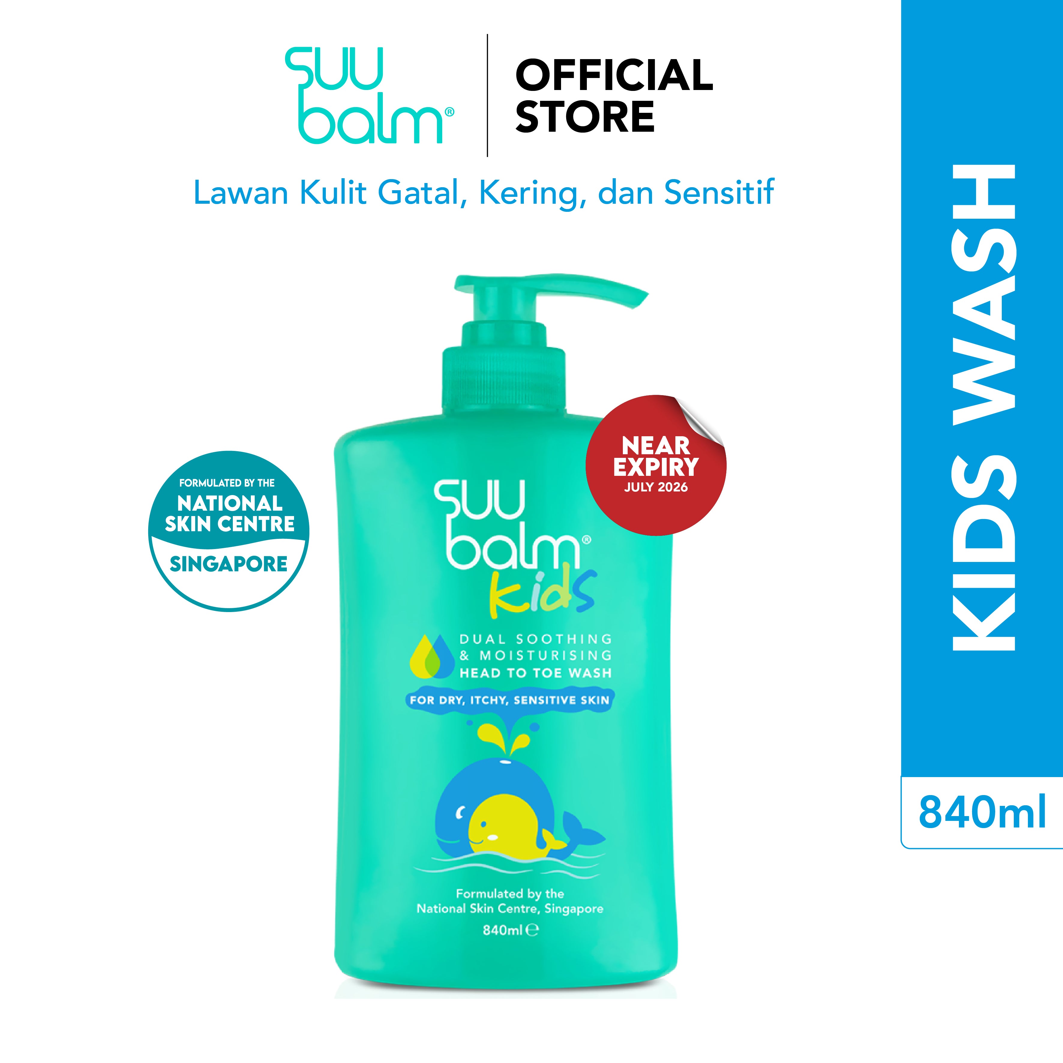 CLEARANCE SALE - Suu Balm Kids Creamy Head to Toe Wash