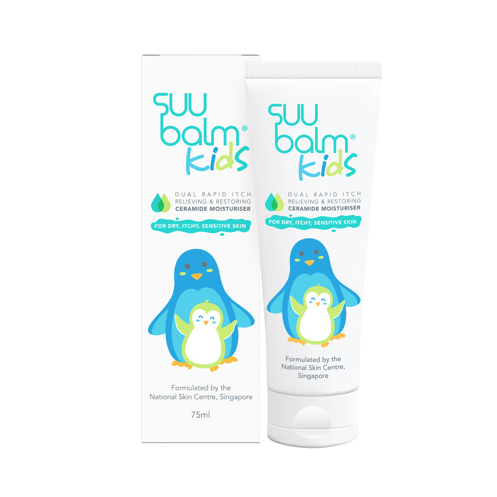 Suu Balm® Kids Dual Rapid Itch Relieving and Restoring Ceramide Moisturiser 75 ml - Product Image