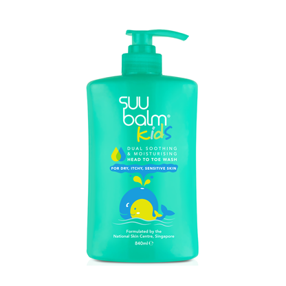 Suu Balm® Kids Dual Soothing and Moisturising Head-to-Toe Wash
