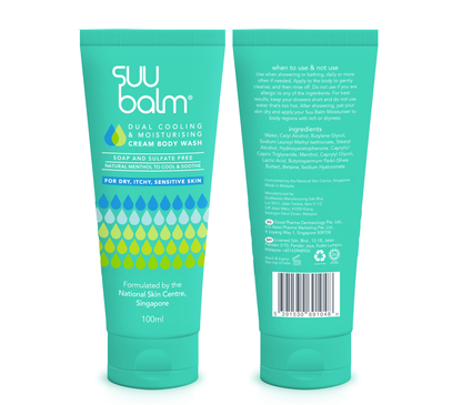 Suu Balm® Dual Cooling and Moisturising Cream Body Wash